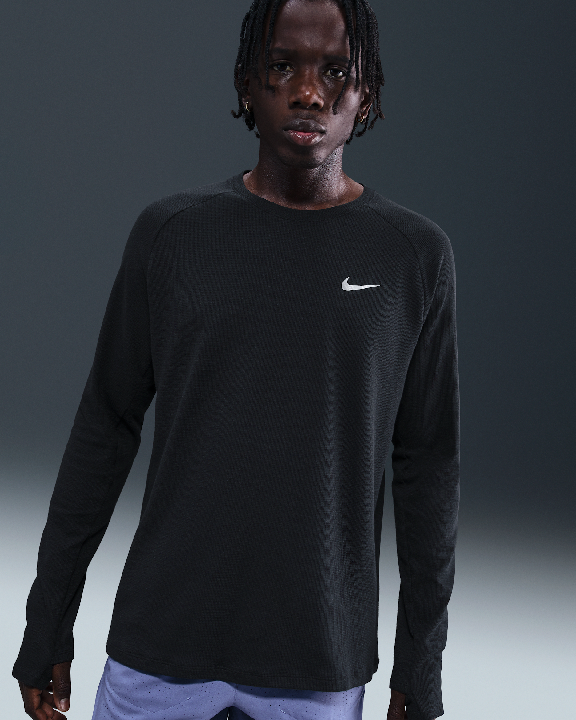 WAFFLE TEAM CREWNECK （M） Nike Stride Men's Dri-FIT Running Waffle Crew. Nike.com
